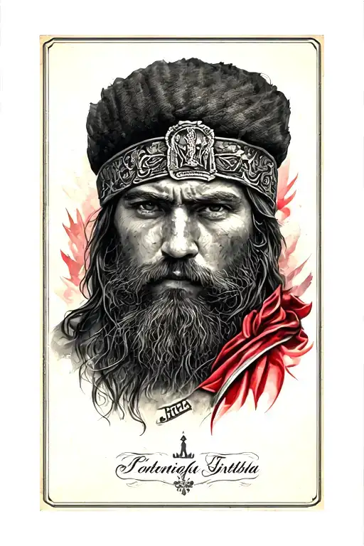 serbia chetnik tattoo design idea