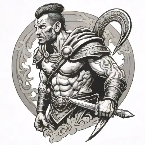 Spartacus tattoo design idea