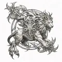 I would be looking for a cool tattoo for my forearm. It should include the following themes: Providence/Fate zodiac sign tattoo design idea