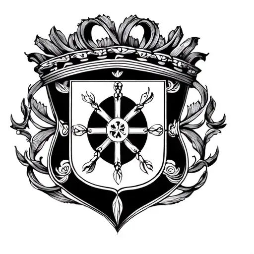 Portuguese crest tattoo design idea
