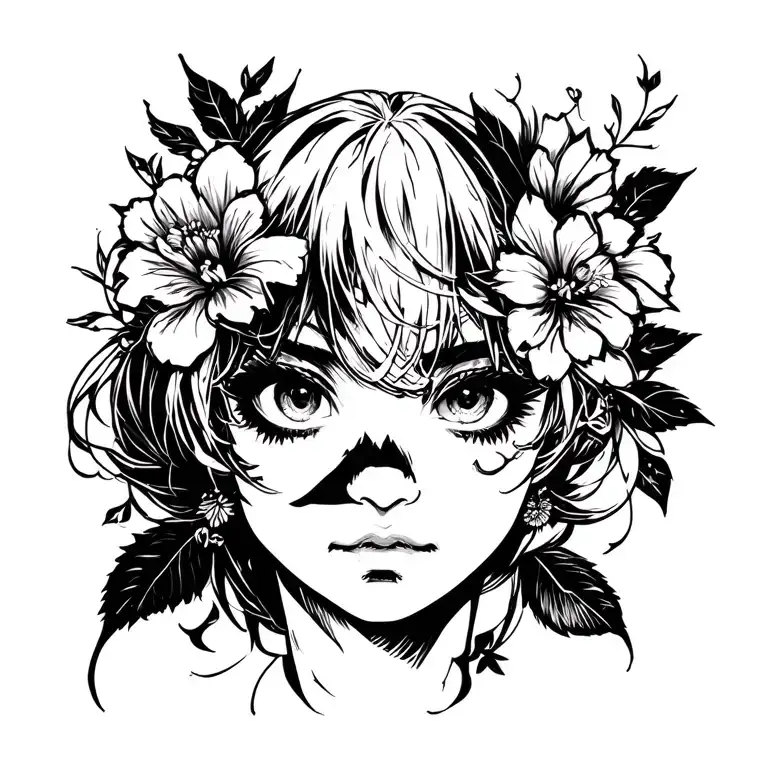 anime inspired tattoo tattoo design idea