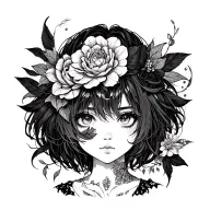 anime inspired tattoo tattoo design idea