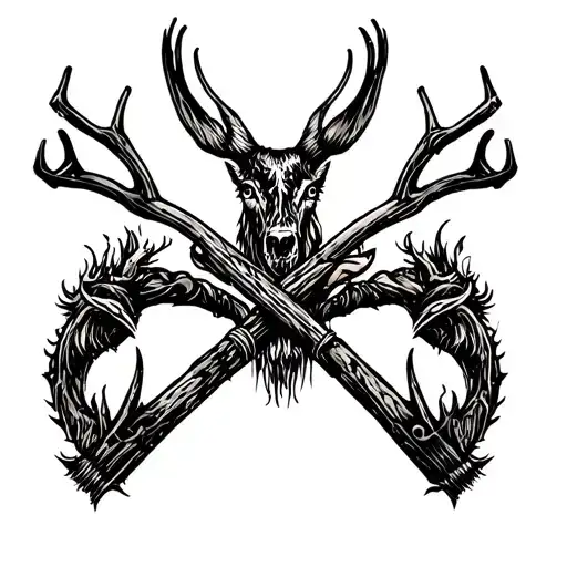 Bow Hunting tattoo design idea
