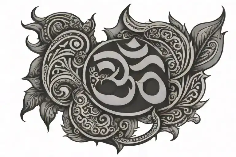 om namashivaya in tamil letters tattoo design idea