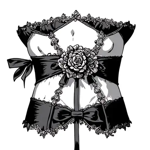 Garter Belt tattoo design idea