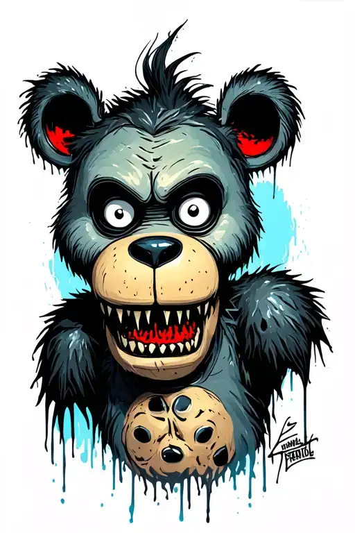 five nights at Freddy's  tattoo design idea