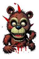 five nights at Freddy's  tattoo design idea