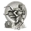 Saint Christopher tattoo design idea