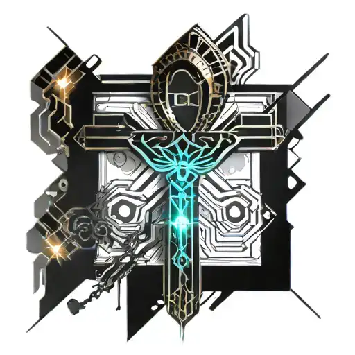 Ankh tattoo design idea