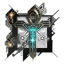 Ankh tattoo design idea