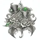 Irish,australia,sons,wife tattoo design idea