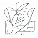 A tattoo that combines the letters t and z tattoo design idea