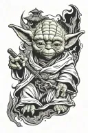 yoda "do tattoo design idea