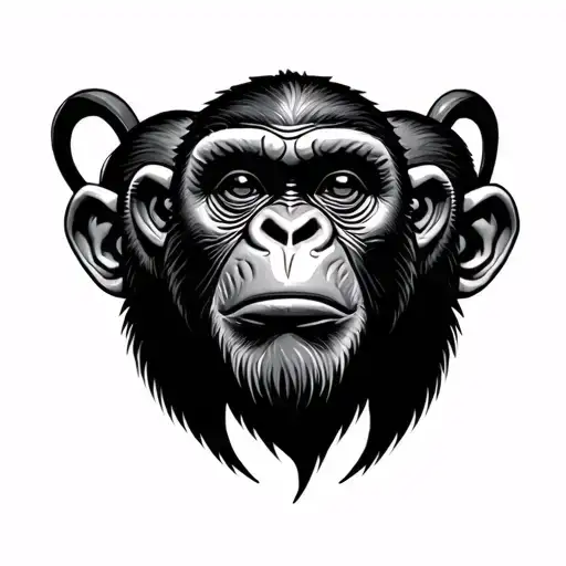 3 Wise Monkeys tattoo design idea