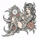 slut 4 u tattoo design idea