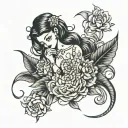 slut 4 u tattoo design idea