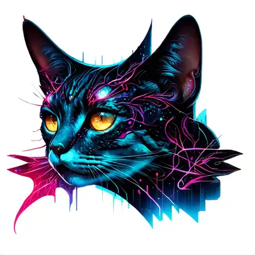 cyber sigilism tattoo tattoo design idea