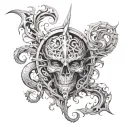 Alex Gray artwork tattoo design idea