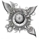 Alex Gray artwork tattoo design idea