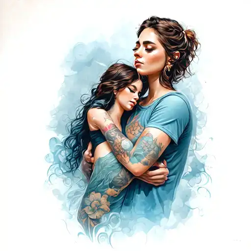 ups and downs in life tattoo design idea