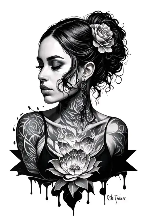 risk taker, calmness, honesty incorporated tattoo design idea