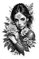 risk taker, calmness, honesty incorporated tattoo design idea