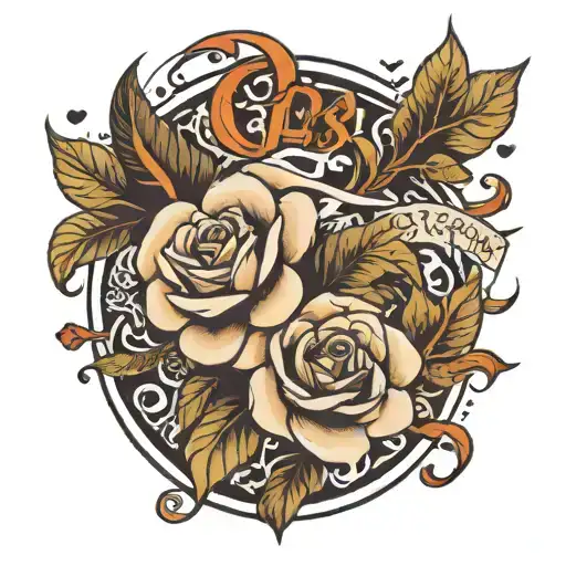 wedding date 10.21.2023 tattoo design idea