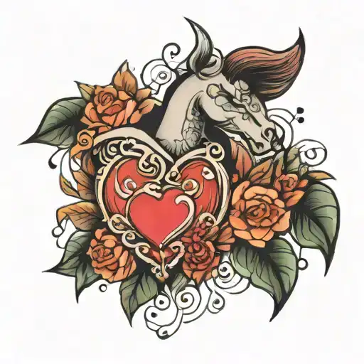 Heart Love Y ou Linda Faye tattoo design idea