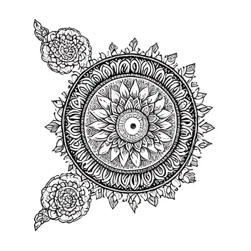 Gayatri Mantra tattoo design idea