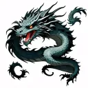 Dragon Wrapped Around Arm tattoo design idea