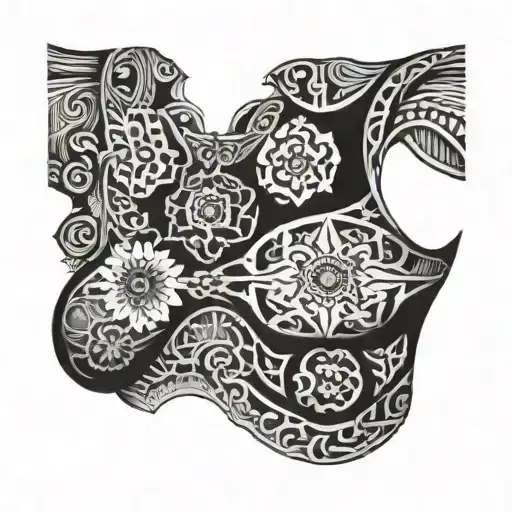 samoa half chest tattoo tattoo design idea