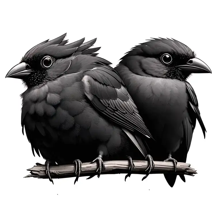 3 Bird tattoo design idea