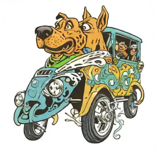 Mathew lillard scooby doo tattoo design idea