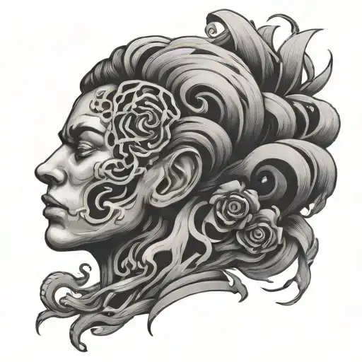overthinking tattoo design idea