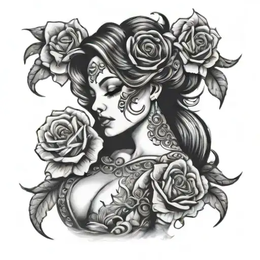SEX wife tattoo design idea
