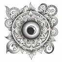 Belly Button tattoo design idea