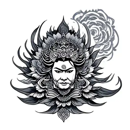 Tibetan tattoo design idea
