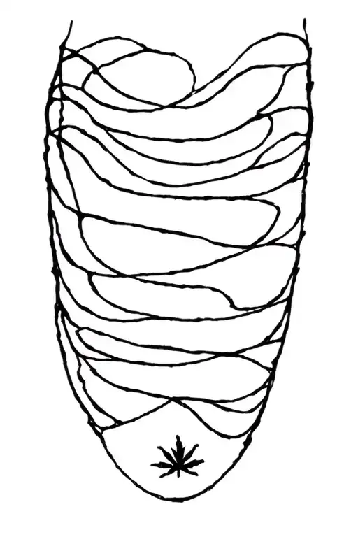 Catfish and the Bottlemen Cocoon album cover tattoo design idea