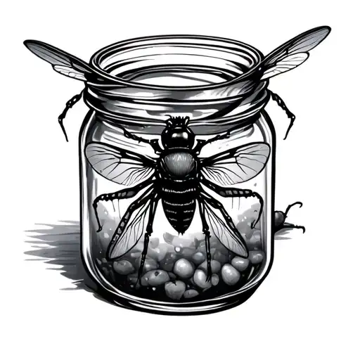 Jar Of Flies tattoo design idea