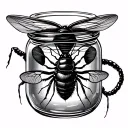 Jar Of Flies tattoo design idea