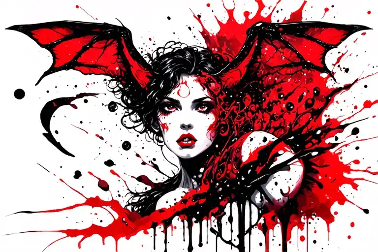 Succubus Womb tattoo design idea