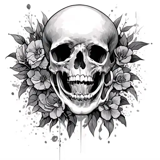 Pubic tattoo design idea