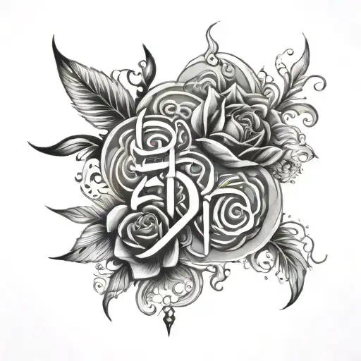 Alhamdulillah tattoo design idea