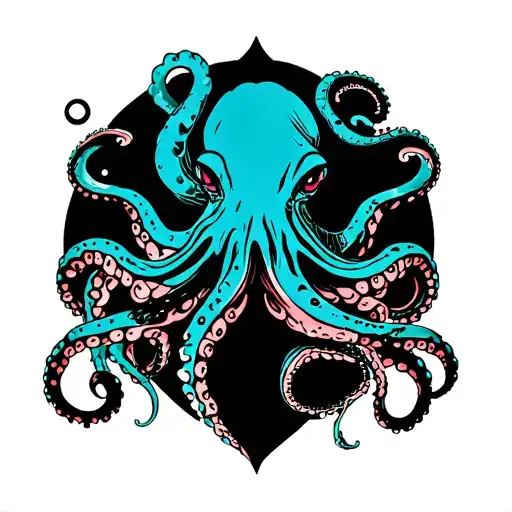 octopus tattoo that comes out of the 2 buttocks tattoo design idea