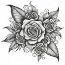 blessed tattoo design idea