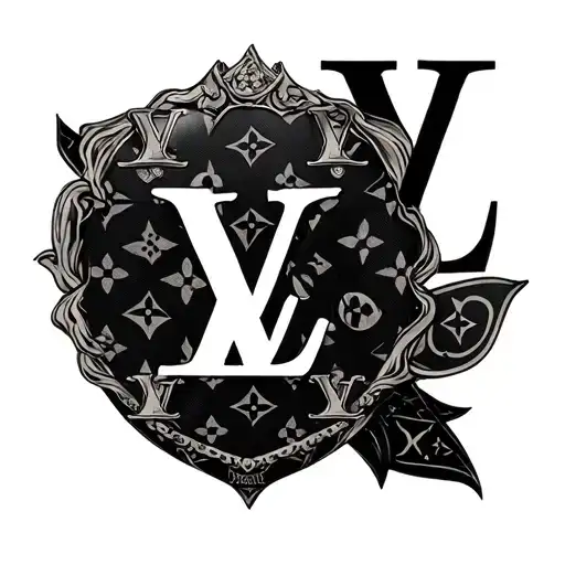 Louis Vuitton tattoo design idea
