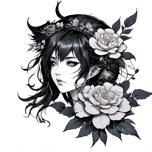 Sukuna Markings tattoo design idea