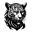 celtic tiger left pec chest tattoo design tattoo design idea