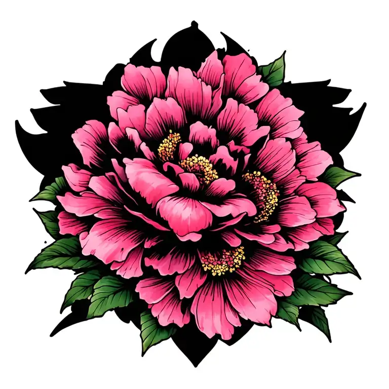A beautiful Japanese yakuza inspired tattoo Pink flower that is in Japan All over from shoulders to the bottom hips A ta tattoo design idea
