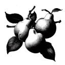 Peaches and Pears tattoo design idea
